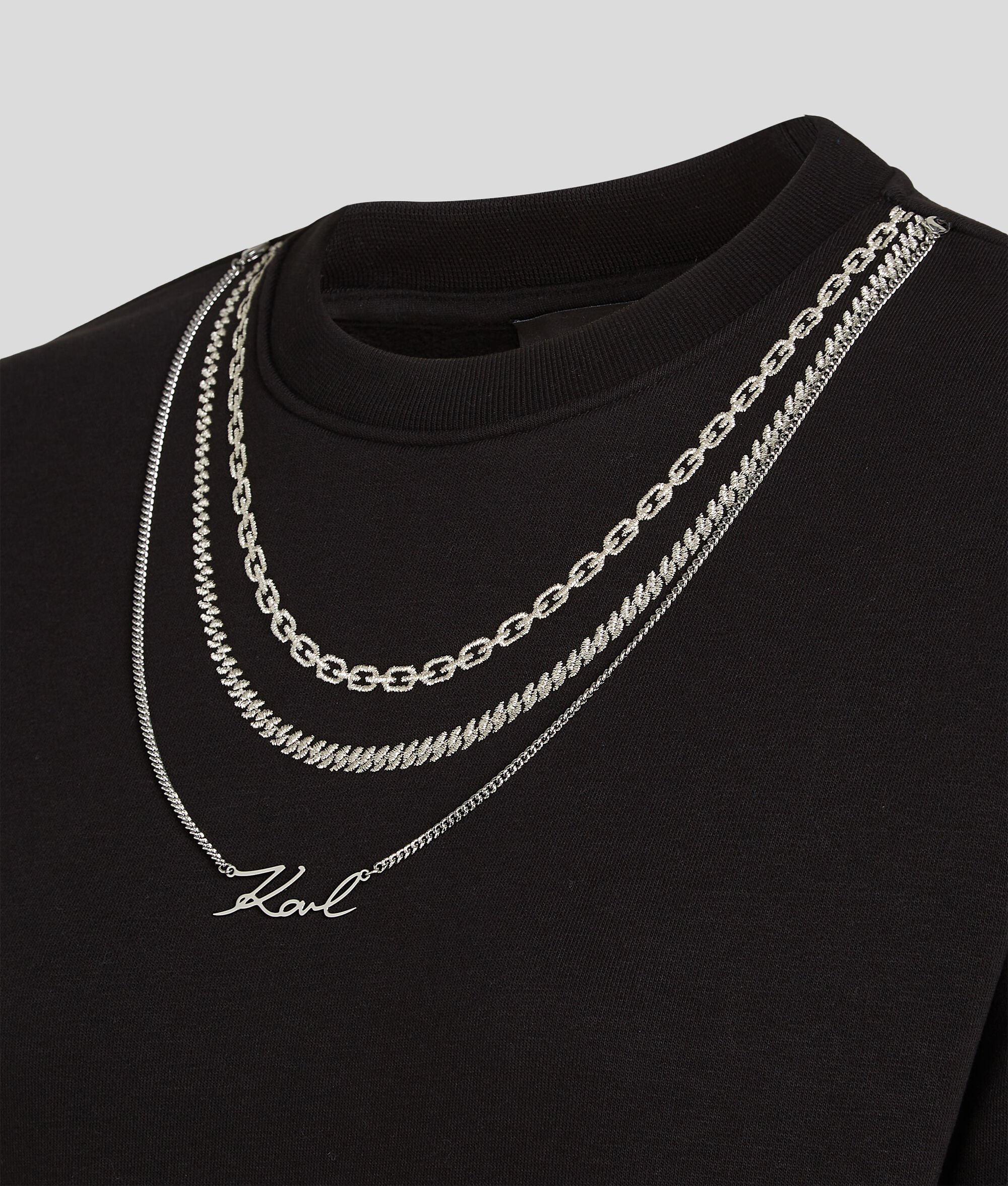 (image for) Unique Advantage KARL SIGNATURE NECKLACE SWEATSHIRT